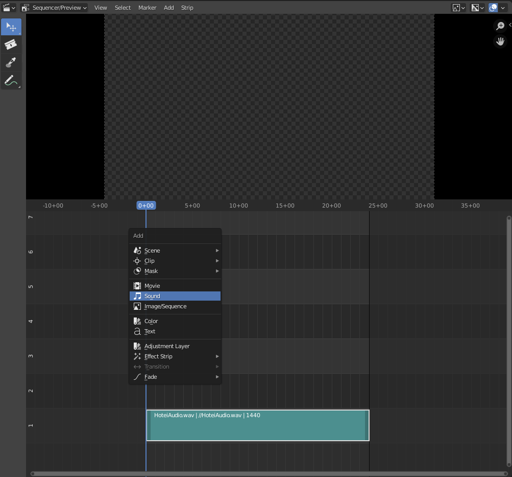 Using the Video Sequencer in Blender.