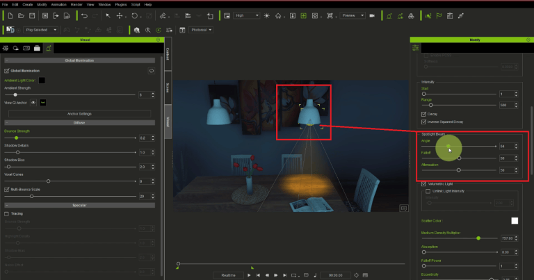 iClone 8 User Tutorial : Creating Interior Visuals with Volumetric ...