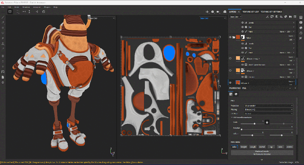 Character Layer Ostrich in Space - AutoRigging a Blender Model with Character Creator 4 ...