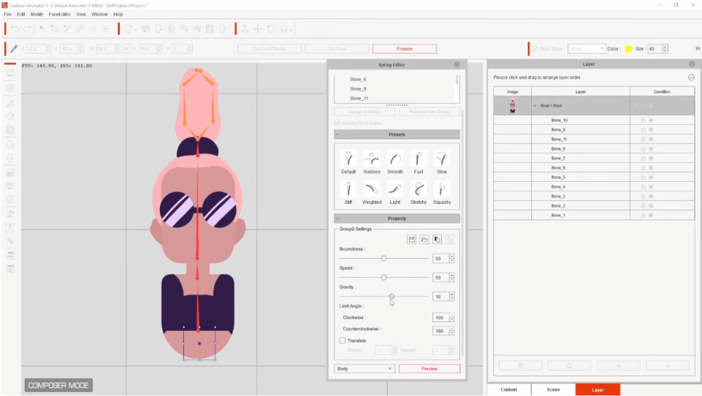 How to Enliven 2D Characters and Props with Spring Animation in Cartoon ...