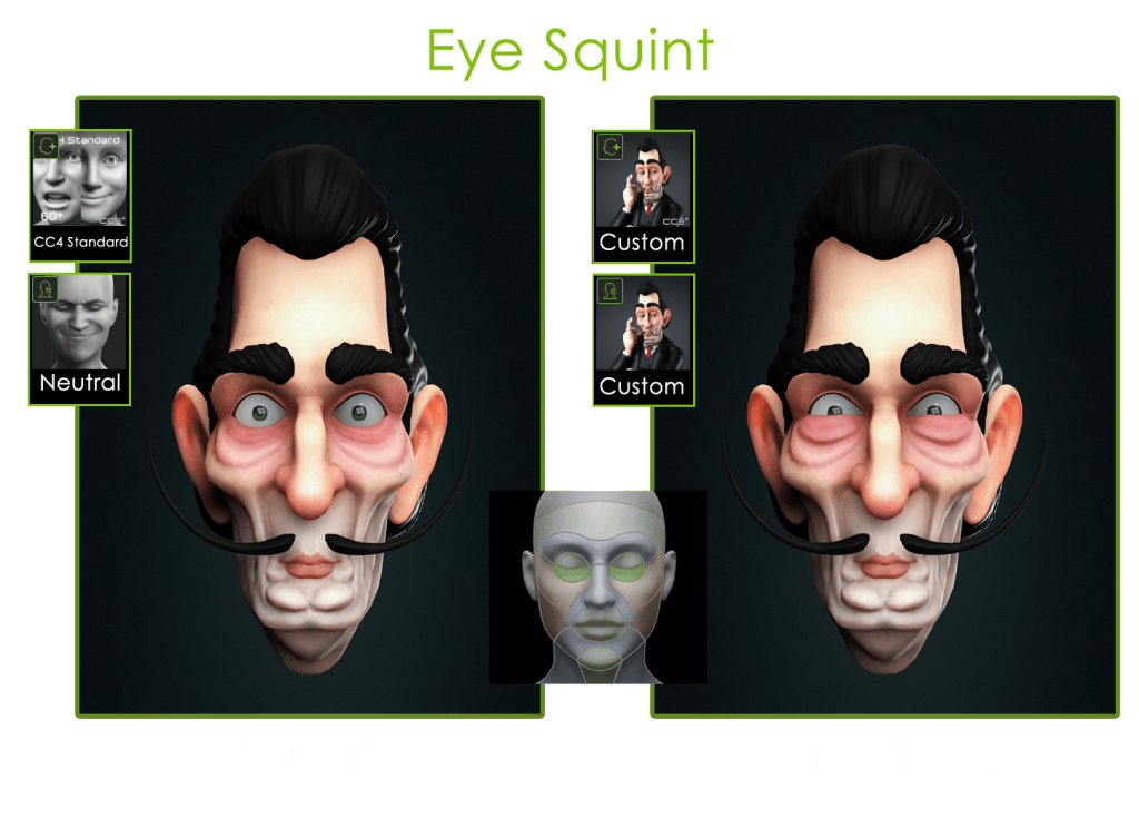 Eye Squint Expression with Character Creator