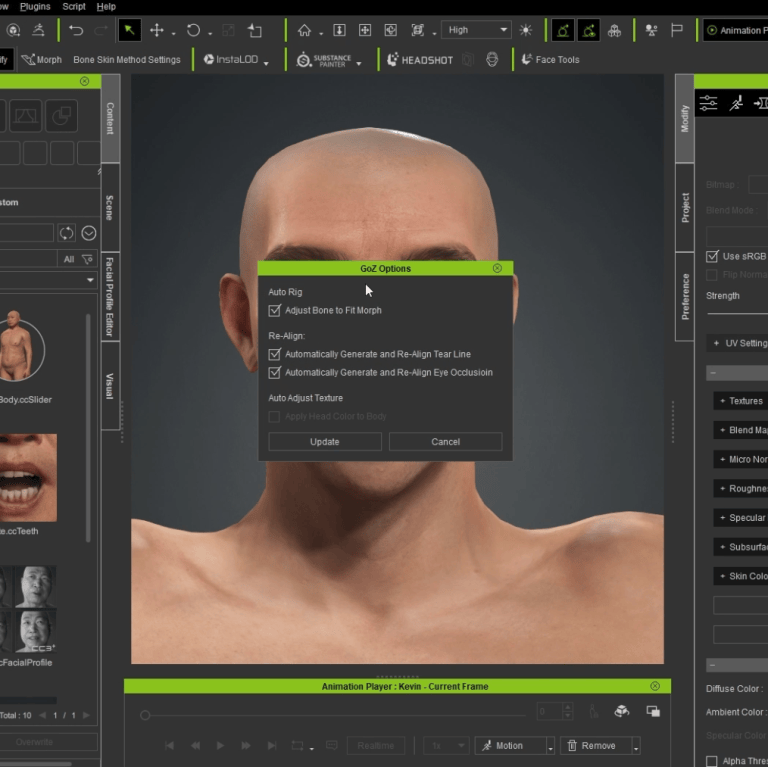 Easy Facial Rig in ZBrush with Face Tools (1/4): Concept & Setup ...