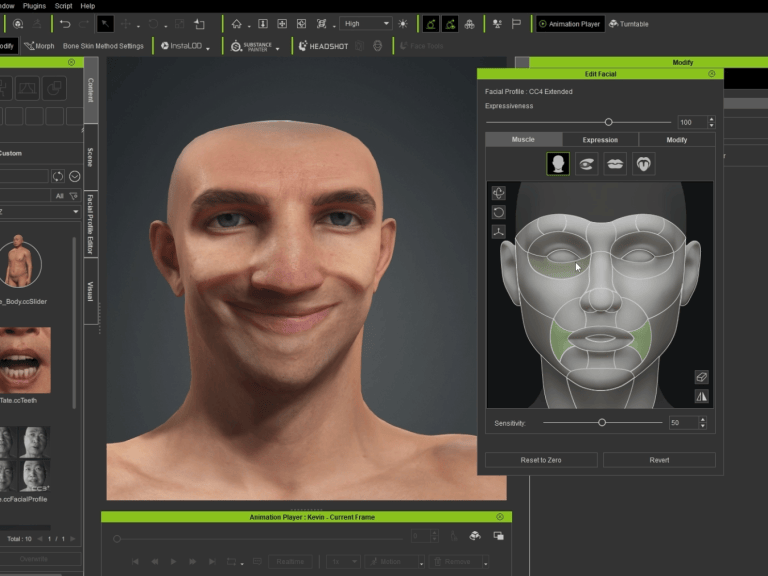 Easy Facial Rig in ZBrush with Face Tools (1/4): Concept & Setup ...