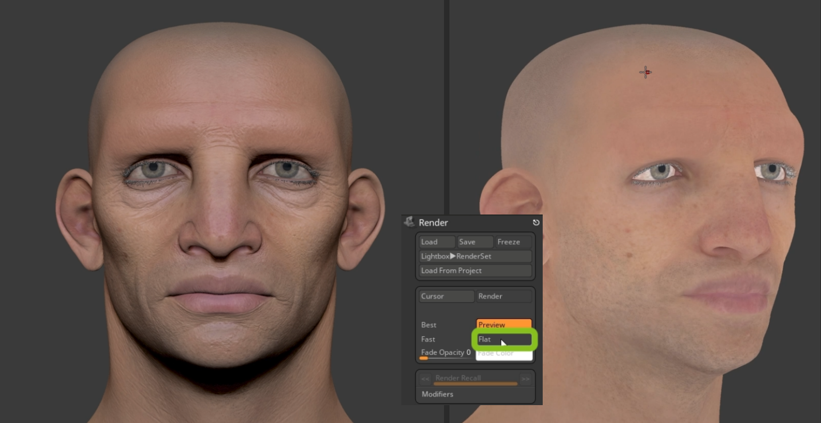Easy Facial Rig in ZBrush with Face Tools (2/4) Detailing & Polypaint