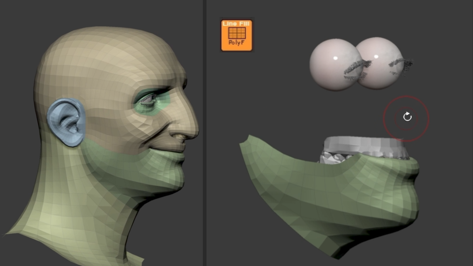 Easy Facial Rig in ZBrush with Face Tools (3/4): Expressions & Wrinkles ...