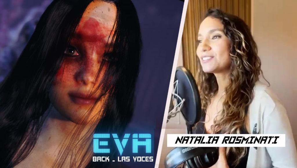 Audio recordings for Eva, done through Natalia Rosminati