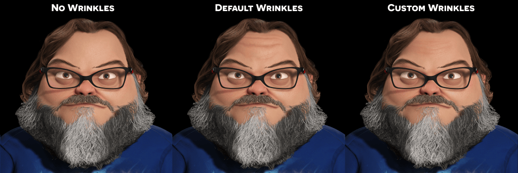 Customizing wrinkle maps with Character Creator 