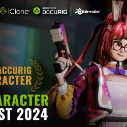 In this article, artist Francis Bon Vun Hong shows us how to create a winning Blender Character for the 2024 Reallusion 3D Character Contest using AccuRIG.
