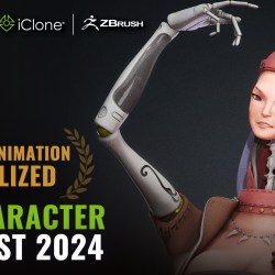 Varuna Darensbourg swiftly combines his knowledge with ZBrush, Character Creator and iClone, sharing his winning workkflow for the 2024 3D Character Contest.