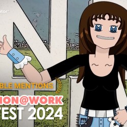 RebbyCraft used Cartoon Animator and Affinity, and landed her the winner for the 2024 Animation at Work Contest.