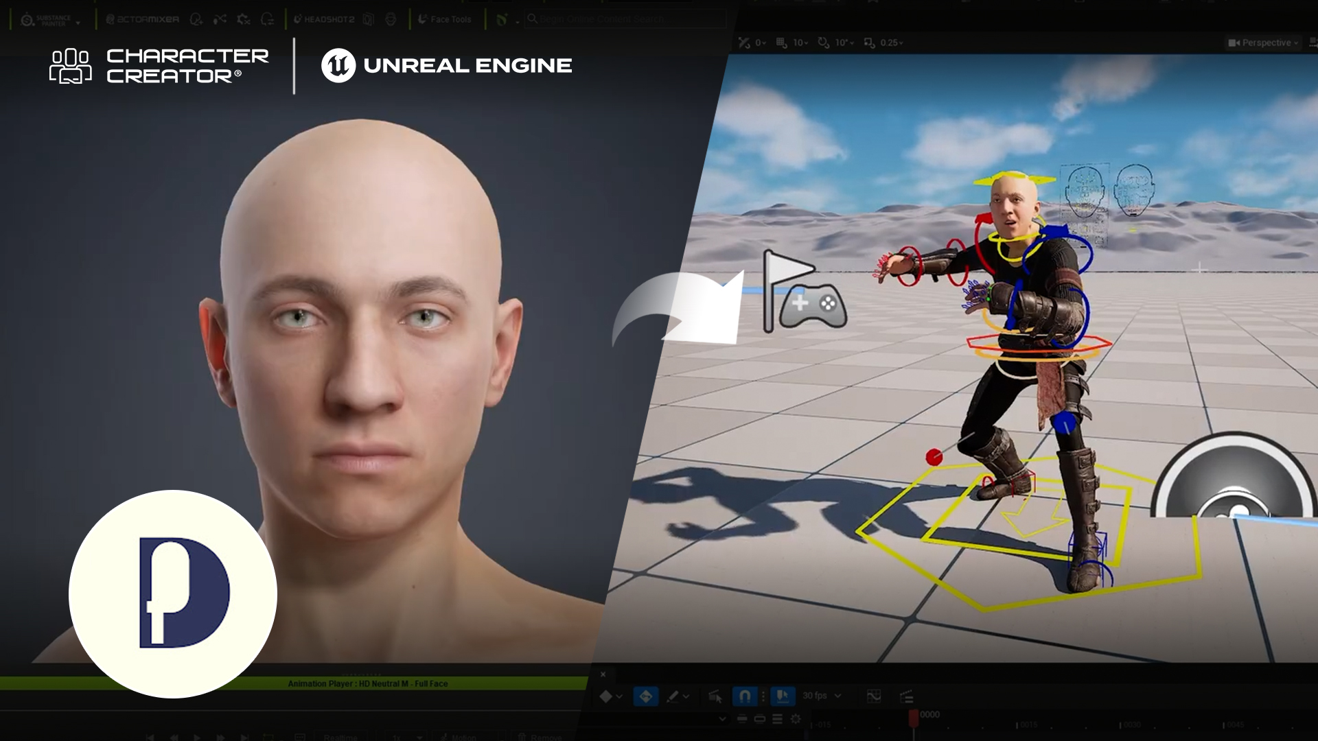 Michael Deliso from Deli Productions shows his creation path with the latest Character Creator 5. His honest review helps the Unreal 3d community to dive in to the easy character tools.