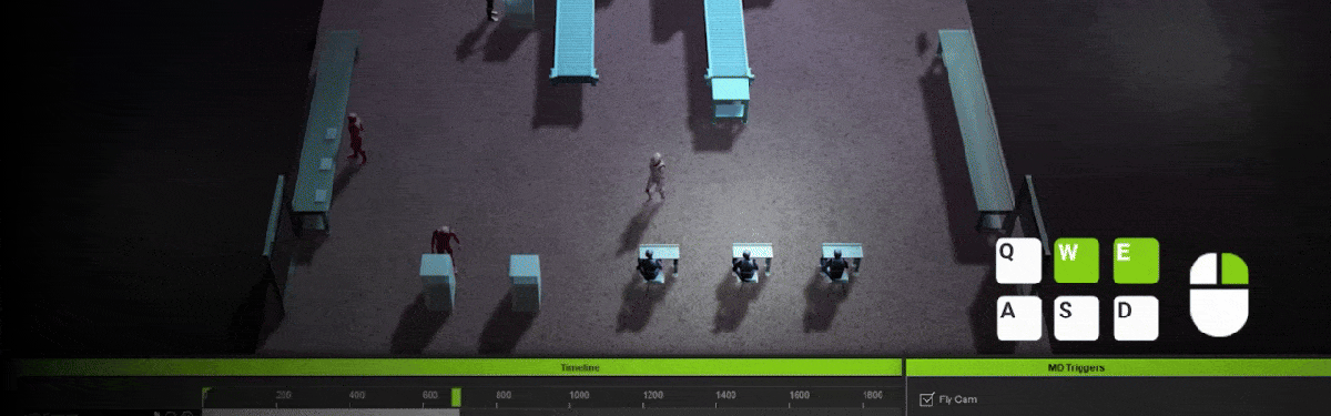 Fly Camera Animation