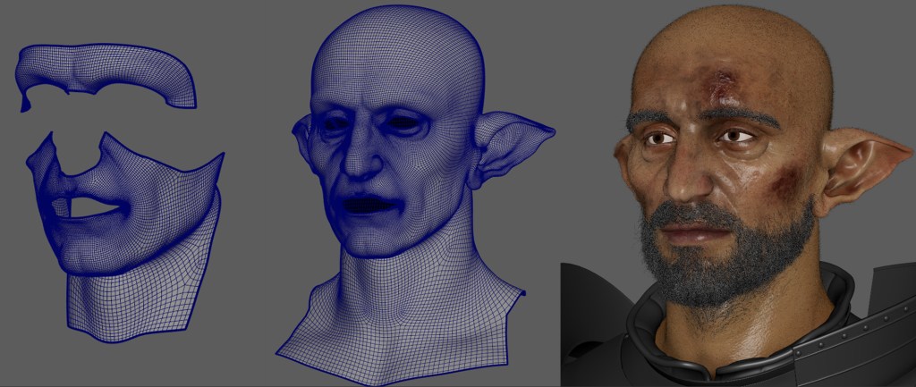 Groom, Render and Composition