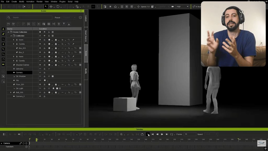 Neri Neto (game programmer) talks about Reallusion's new AI Studio that uses 3D control with iClone and Character Creator, to later render with AI. 
