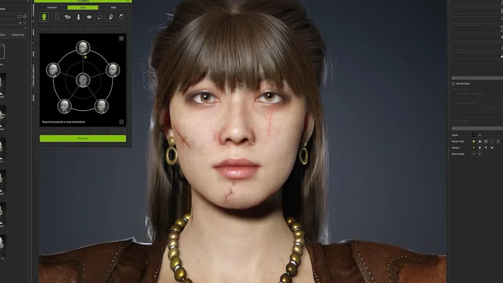 Character Creator 5's ActorMIXER is a pivotal tool in Rendeo’s character creation workflow.