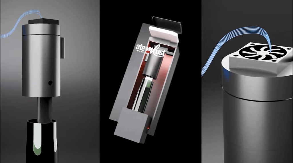 Product presentation is usually the main focus for industrial simulation, not character animation.