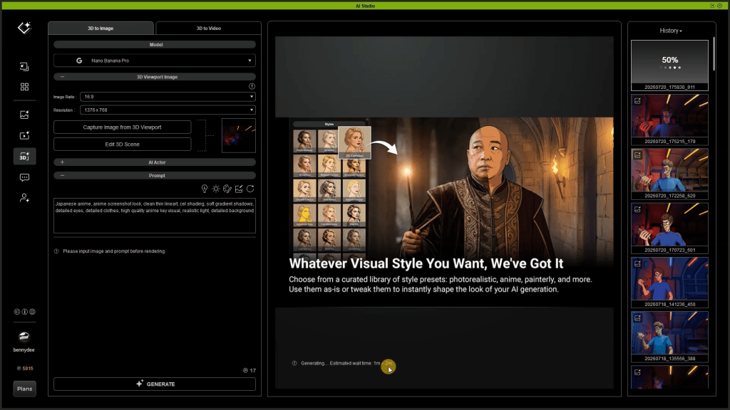 6 -  Generate Style First Frame Image