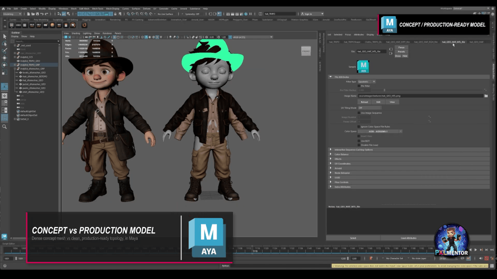 Using the GoZ plugin, artists can seamlessly move models from Character Creator, to Maya, their primary DCC, to ZBrush.