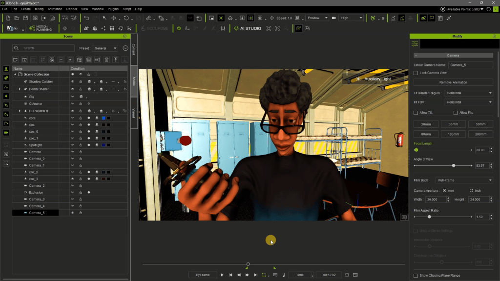 iClone 8's robust 3D guidance becomes indispensable by providing fully animated 3D characters, precise camera movements, and defined scene layouts. iClone acts as a strict blueprint for the AI. 