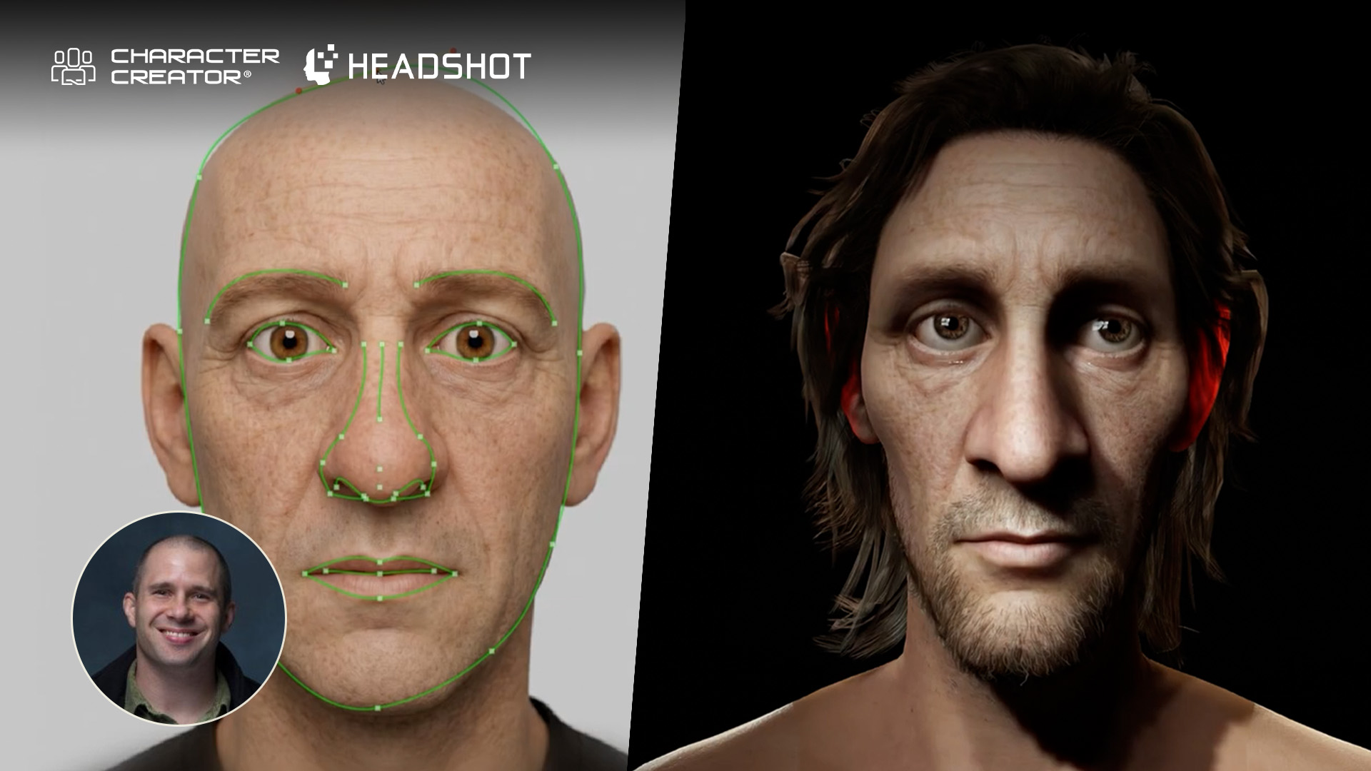 Learn how to turn 2D portraits into animated 3D heads using Character Creator 5's Headshot 3 plugin, from AI generation to facial rigging and ActorMIXER styling.