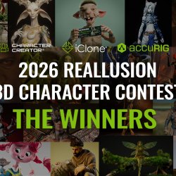 Meet the 40 winners of 2026 Reallusion 3D Character Contest!